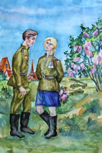 Весна 1945г.Анастасия Ромкина