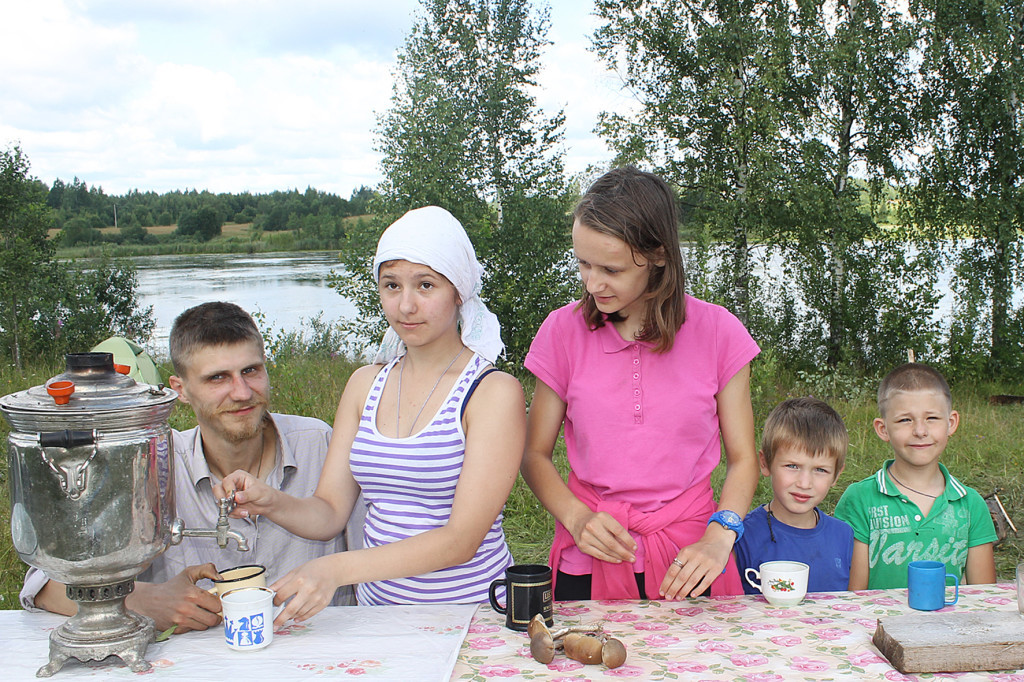 Чаепитие на лоне природы